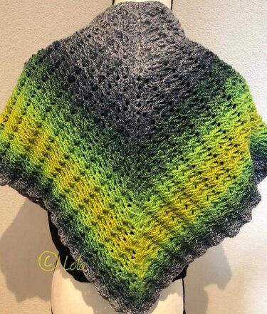 Anleitung Dreieckstuch Crosses both Sides - Häkeln