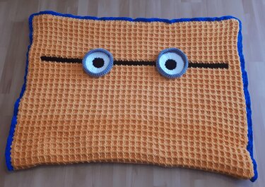 Kuschel - Wendedecke im Waffelmuster - Bild 2