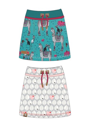 Nähanleitung und Schnittmuster: Rock "ruckzuck" Gr. 36 - 44/46