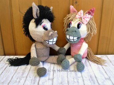 Häkelanleitung Pferd  "crazy Horse"
