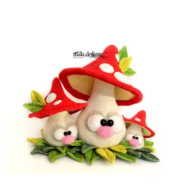 Fliegenpilze - Häkeln