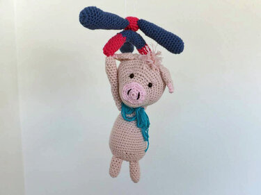 fliegendes Ferkel - Häkeln