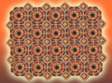 Paradedecke im Persian-Tiles-Style - Häkeln