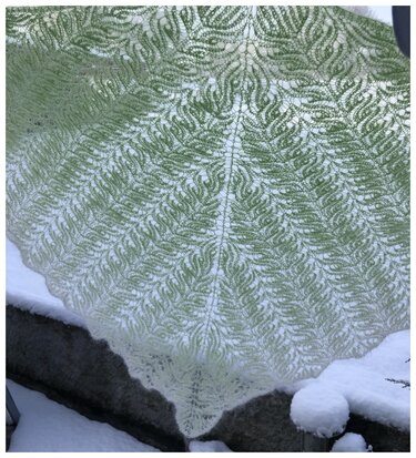 Lacetuch Wellenbögen