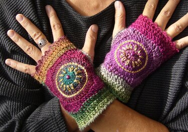 Wrist Warmers 2 crochet