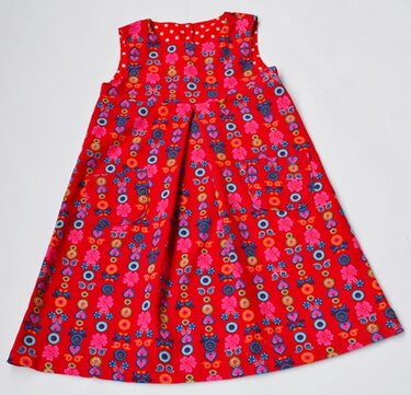 Mädchen Kleid nähen Gr.86-134 I ebook Schnittmuster I #1343 I PDF