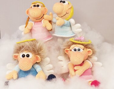 Crochet Pattern "The Cheeky Engels"