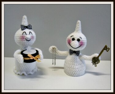 Kasper und Greta die Leucht-Gespenster, Häkelanleitung als PDF - Bild 3