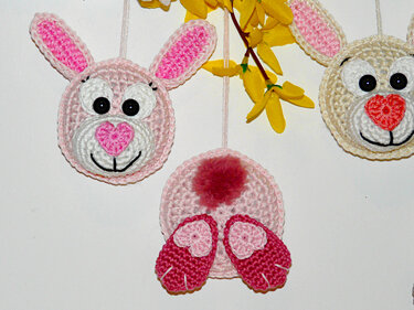 Häkelanleitung Häschen Anhänger