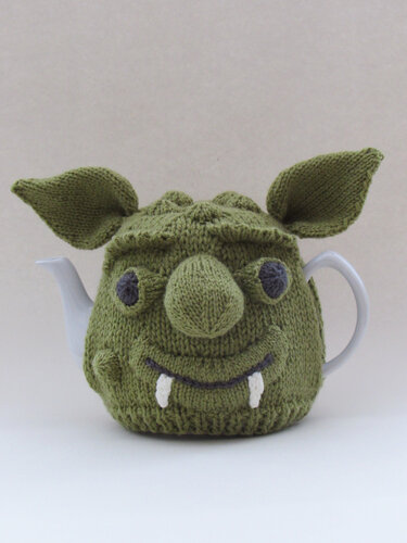 Goblin Head Tea Cosy Knitting Pattern