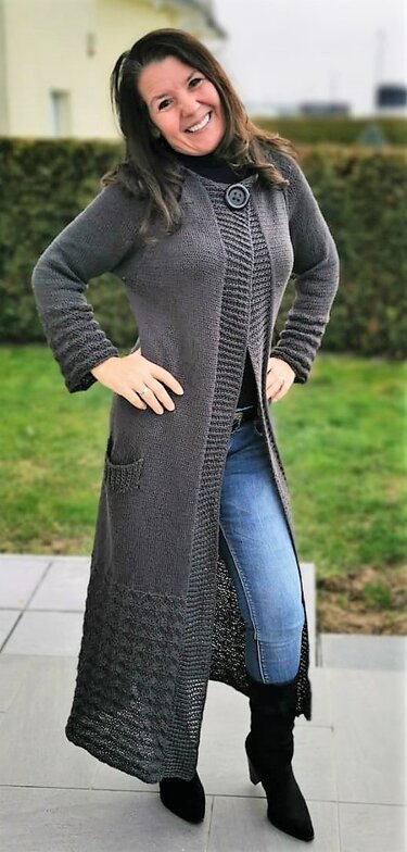 Strickmantel "WIZARD" Anleitung für alle Größen - Stricken