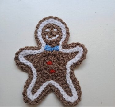Gingerbreadman Application - Crochet