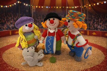 Häkelanleitung - Die Lustig-Family