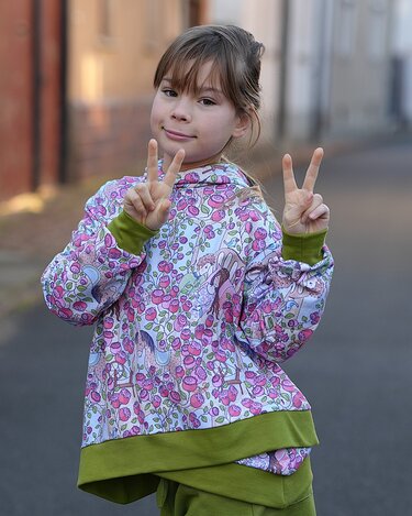 Schnittmuster  Ebook Hoodie CARBONIA  Kids Gr. 74-152 - Bild 3