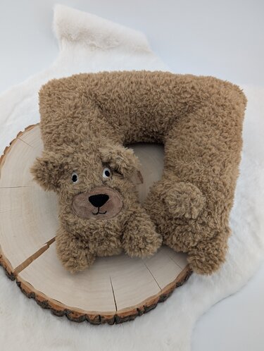 Pattern Bear Panda Flip Roll & Neck Pillow – the convertible travel pillow - Sewing