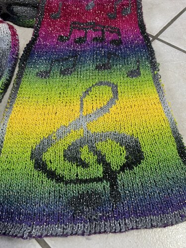 Strickanleitung Schal "Melodie" – Double-Face Technik (beidseitig tragbar) - Bild 3