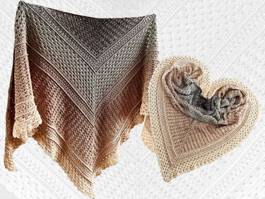 Häkelanleitung Dreieckstuch Joana