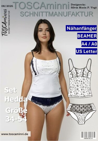 Schnittmuster Unterwäsche-Set Hedda Gr. 34-54 - Bild 11