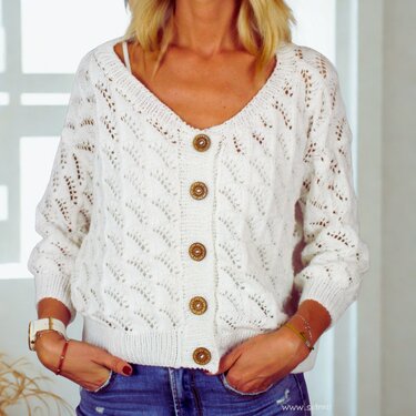 Knitting pattern for vest | Summer vest COTTON MIX #3 - Image 9