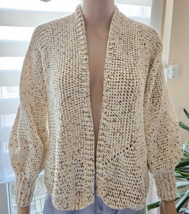 Hexagon Cardigan Lilli - Häkeln