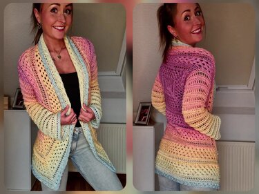 Weste Jacke Caramia häkeln