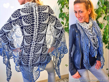 Crochet Pattern Bundle for Triangle Shawls | BioTronik Collection