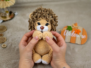 Noah the Lion Crochet Pattern – Amigurumi Plush Lion PDF Tutorial - Image 9