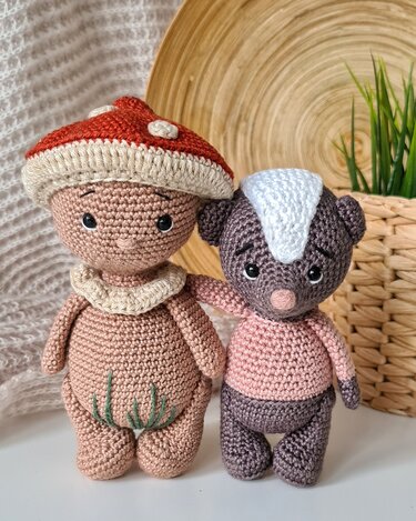 Elli the Skunk - Crochet