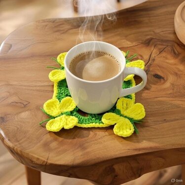 Crochet Butterfly Coaster Pattern PDF + Video Tutorial | Easy DIY