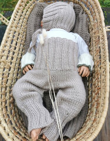 Babyhose stricken | Strickanleitung Pumphose 0 - 36 Monate - Bild 4