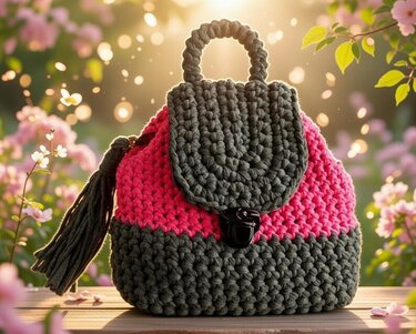 Crochet Backpack Pattern PDF – DIY Crochet Bag Video English Tutorial