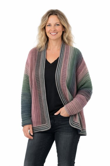 Fledermausjacke Farbenzauber