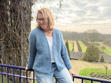 PILA– federleichter Cardigan im Halbpatent, Damen, Größe 36-46 - Stricken