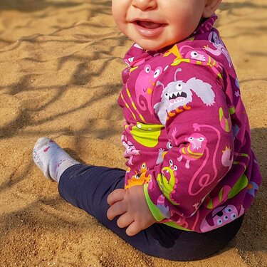 Babyshirt miniLoo mit Loopkragen Gr. 50-92 - Nähen