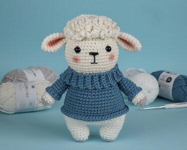 Häkelanleitung Schäfchen Wolle