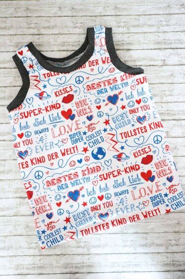 Unterhemd Daniel Gr. 134 - 164 - Nähen