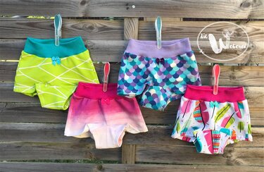 HIPSTER PANTY für Mädchen Gr. 80 - 164 - Nähen