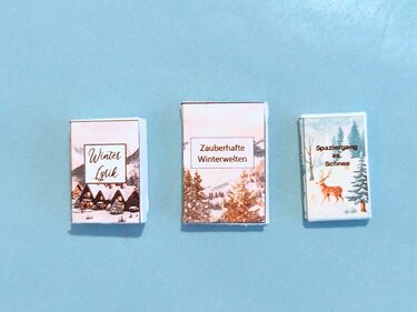 Bastelbögen Winter-Miniaturen - Basteln