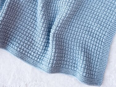 Seersucker Baby Blanket Knitting Pattern by Woolture