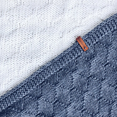 Lantern Blanket Knitting Pattern by Woolture