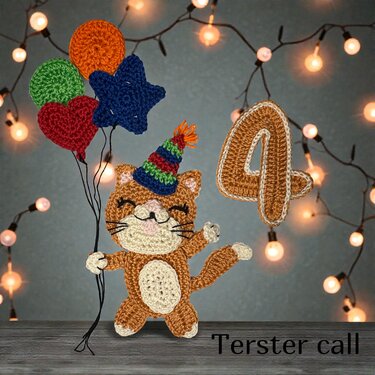 Crochet Animal Number 4 Kitty