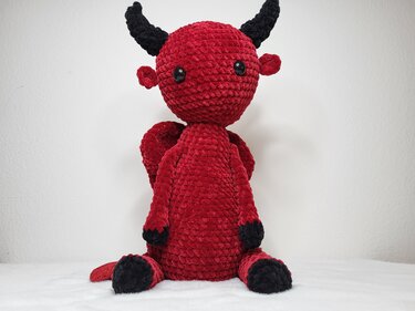 Häkelanleitung Teufelchen kuscheliges Valentinstag-Amigurumi