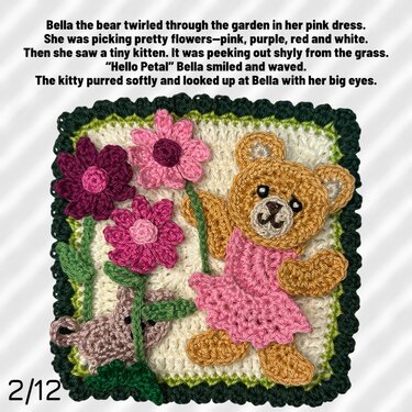 Granny Square Bear 2 crochet