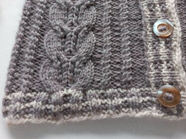 Strickanleitung Baby/Kleinkinder-TRACHTENJACKE, Schurwolle, Gr.98/104