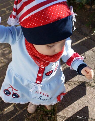 Schnittmuster Kinderkleid, verschiedene Rock- & Oberteilvarianten - Nähen