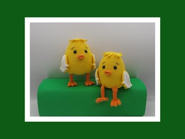 Häkelanleitung Küken Trio