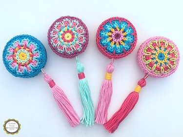 Häkelanleitung Maßbandhülle, Geschenkidee für Nähfee, Hülle Rollmaßband PDF