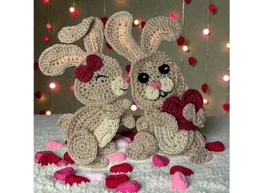 Bunny duo crochet