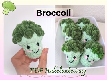 Crochet Pattern Broccoli Amigurumi PDF Pattern – Beginner Friendly