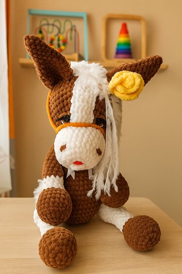 "Amigurumi Crochet Pattern: Molly the Horse"